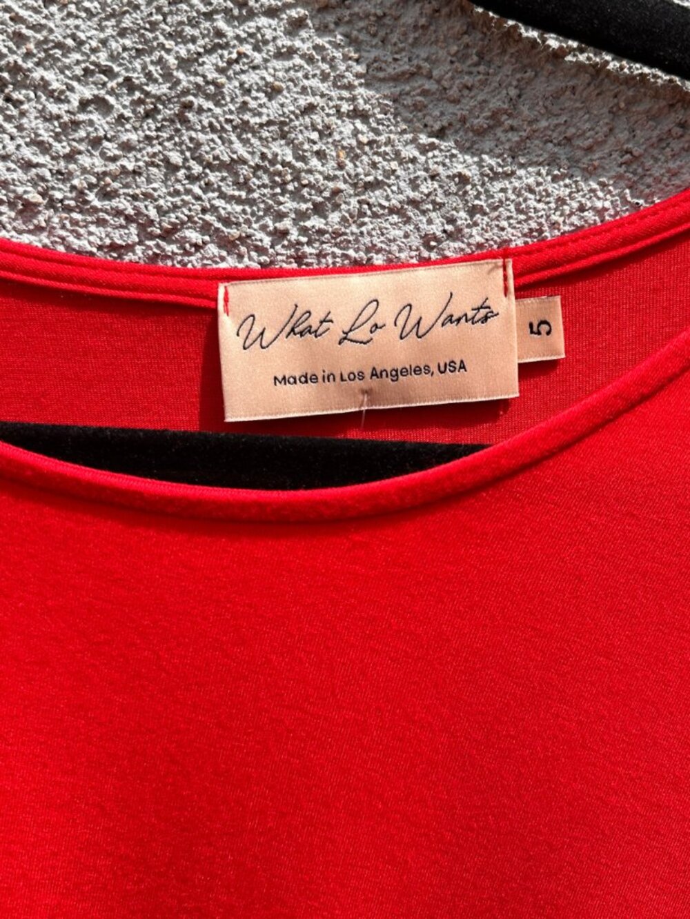 What Lo Wants Ruched Side Top 5X - Picture 3 of 3